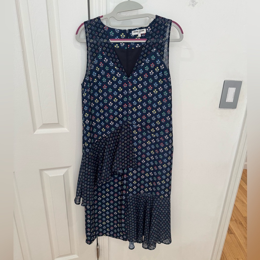 Opening Ceremony Multicolor Floral Pattern Dress - Size 2